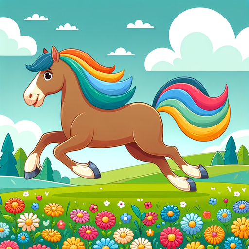 Galloping Horse Painting Diamond Kit