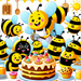 Buzzy Bee Bakery Paint By Diamonds Kits