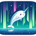 Starry Night Narwhal Painting Diamond Kit