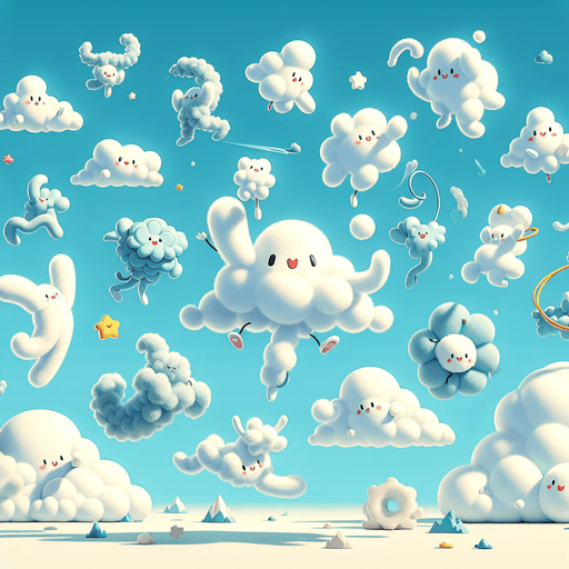 Fluffy Cloud Circus Paint By Diamonds