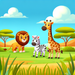 Wild Safari Journey Paint By Diamond