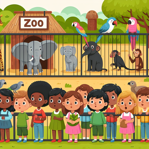 Zoo Adventure Paint By Diamonds Art