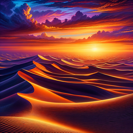 Serene Desert Sunset Paint By Diamond