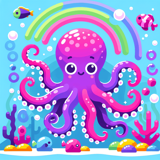 Bubbly Octopus Splash Paint By Diamonds