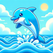 Dapper Dolphin Paint By Diamonds Kits