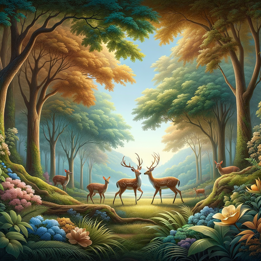 Dreamy Wildlife Refuge Diamond Painting