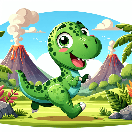 Dancing Dinosaur Delight Paint By Diamonds