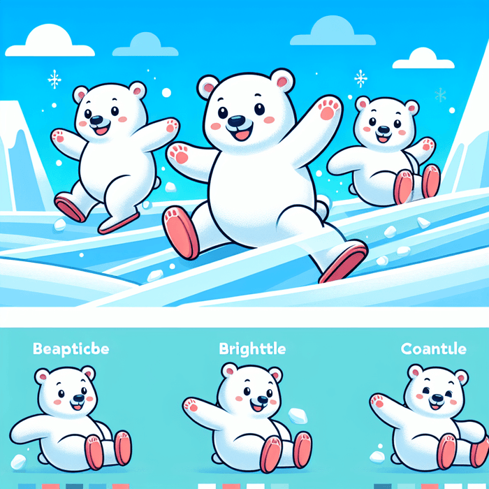 Friendly Polar Bears Paint By Diamond