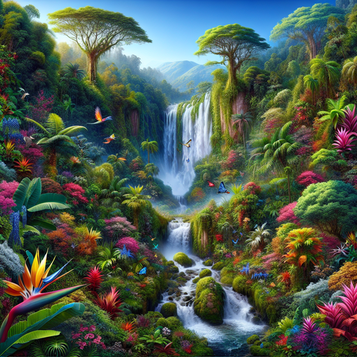 Tropical Rainforest Symphony DIY Paint By Diamonds