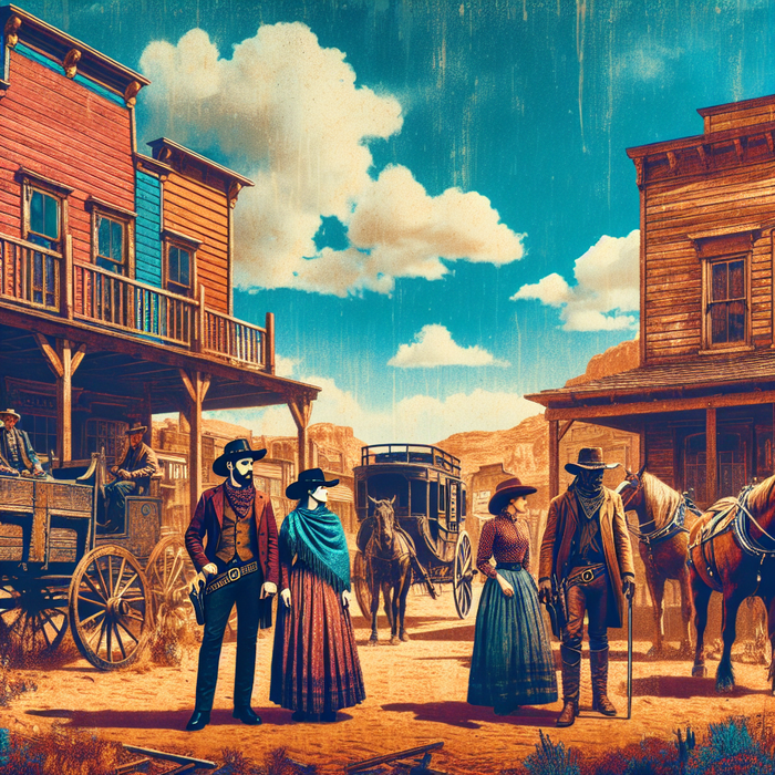 Adventurous Wild West Town Diamonded Painting Kits