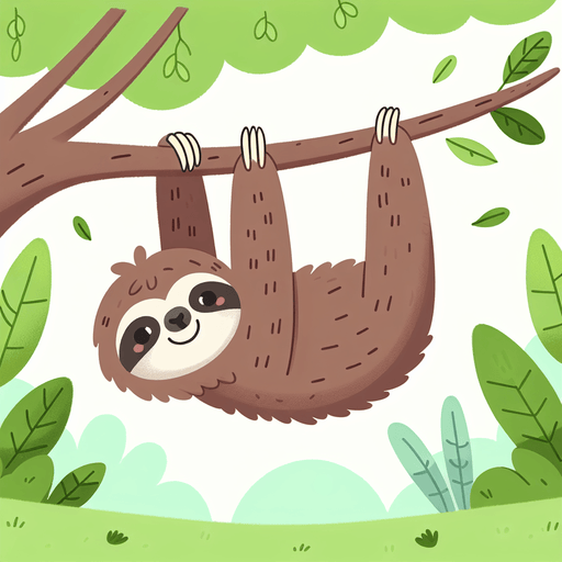 Curious Sloth Diamond Painting