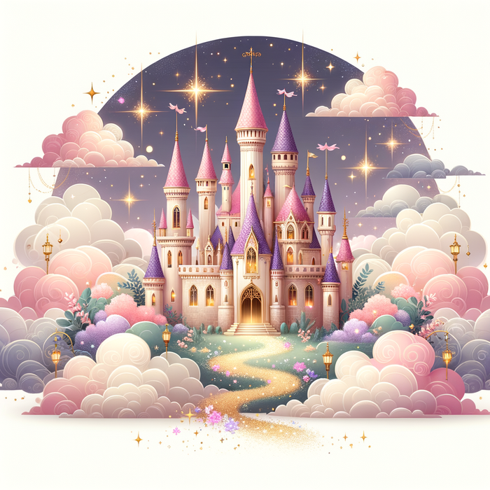 Fanciful Fantasy Castle Paint By Diamonds Kits