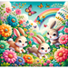 Cute Bunny Garden Paint By Diamonds