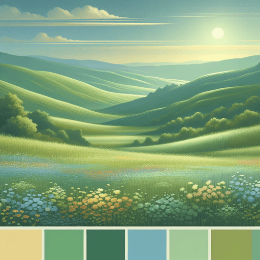 Peaceful Valley Meadows Painting Diamond Kit