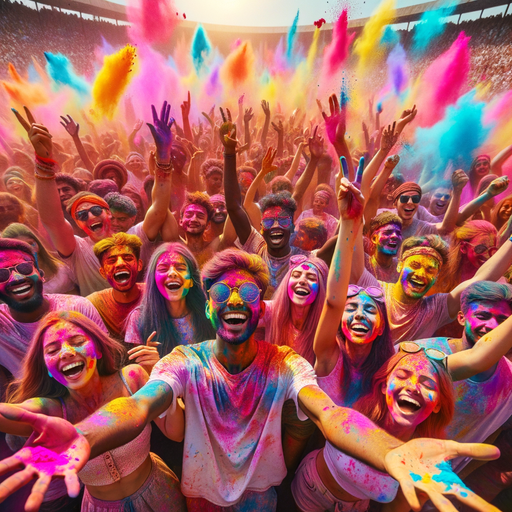 Holi Festival - New Delhi Paint By Diamond