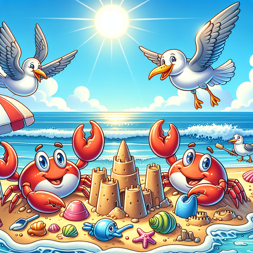Sunny Sandcastle Serenade Painting Diamond Kit