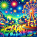 Vibrant Carnival Festivities Paint By Diamonds Art