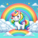 Rainbow Unicorn Land Paint By Diamonds