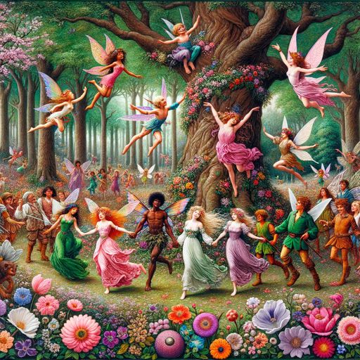 Enchanted Fairy Tale Forest Paint By Diamonds Art