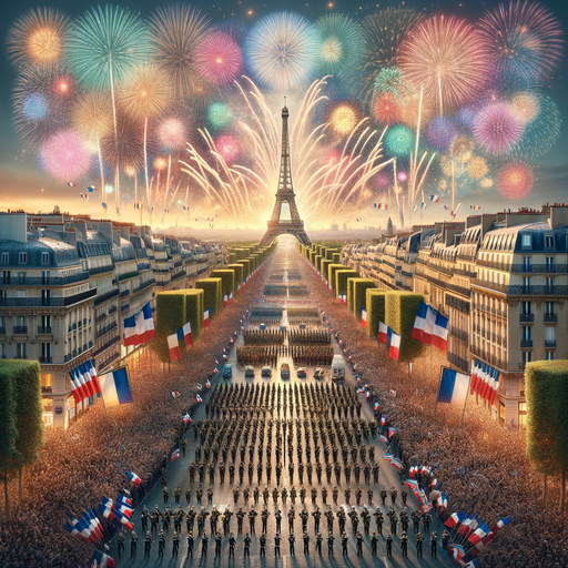 Bastille Day - Paris Paint By Diamond