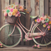 Retro Vintage Bicycle Paint By Diamonds Art