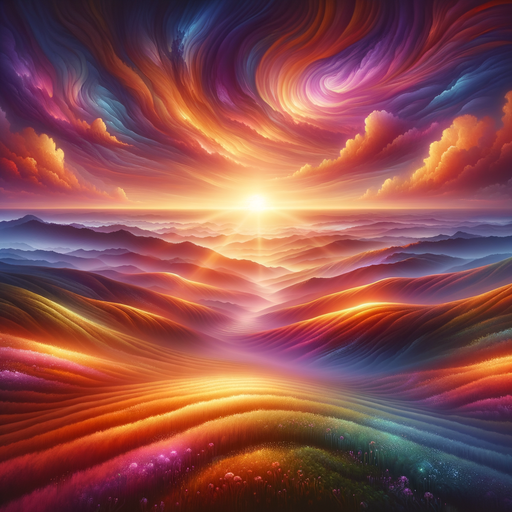 Mystical Sunrise Vista Paint By Diamonds Kits