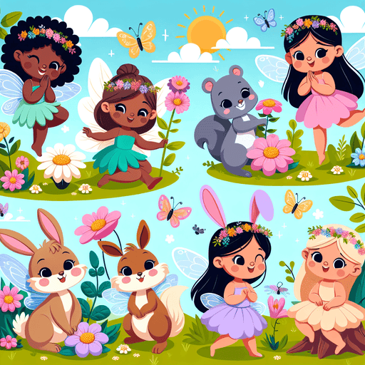 Charming Magical Garden Painting By Diamonds Kit