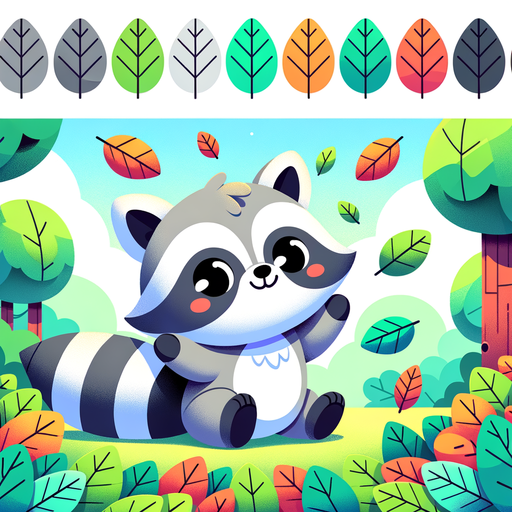 Merry Raccoon Painting Diamond Kit