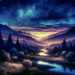 Enchanting Twilight Glow Paint By Color