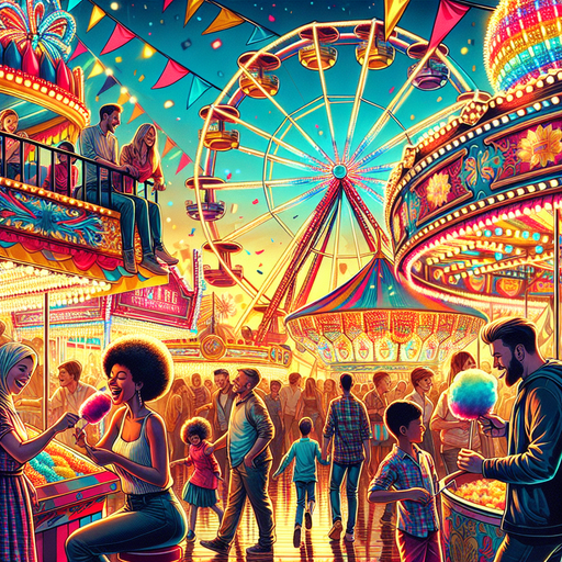 Captivating Carnival Night DIY Paint By Diamonds