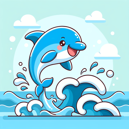 Jolly Dolphin Painting Diamond Kit