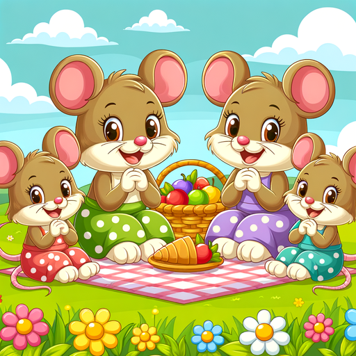 Merry Mice Adventure Painting Diamond Kit