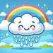 Sunny Smiling Cloud DIY Paint By Diamonds