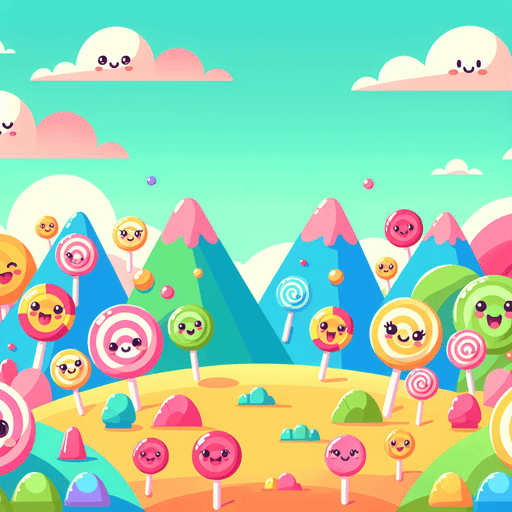 Colorful Candy Land Paint By Diamonds Art