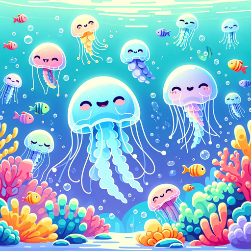 Jolly Jellyfish Journey Paint By Color