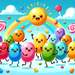 Jubilant Jellybeans Paint By Color