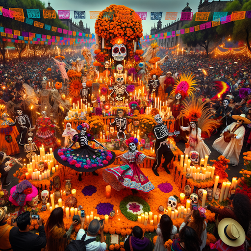 Día De Los Muertos - Mexico City Paint By Diamond