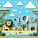 Cheerful Safari Adventure Paint By Diamonds Art