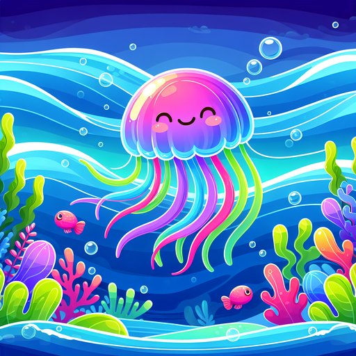 Jubilant Jellyfish Diamond Painting