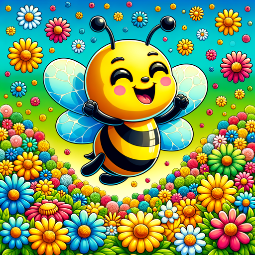 Happy Bee Painting Diamond Kit