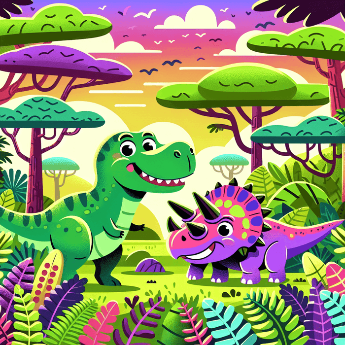 Friendly Dino Explorers DIY Paint By Diamonds