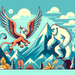 Mystical Mountain Adventure Painting Diamond Kit