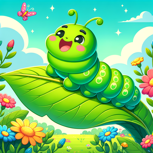 Playful Caterpillar Paint By Diamonds Art