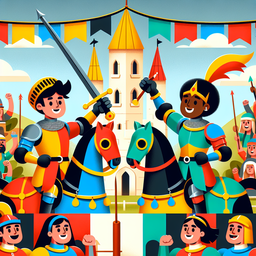 Knight's Joust Diamond Painting