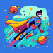 Superhero Galaxy Mission Paint By Diamonds Kits