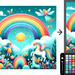 Rainbow Magic Paint By Diamonds Art