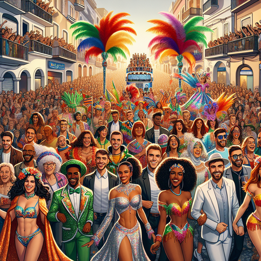 Carnival Of Santa Cruz De Tenerife - Santa Cruz De Tenerife Diamond Painting