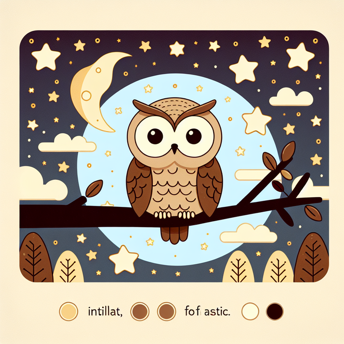 Starry Night Owl Watch Diamonded Painting Kits