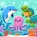Jolly Ocean Adventure Paint By Color