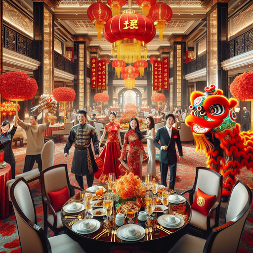 Waldorf Astoria Beijing Chinese New Year Celebration Paint By Diamond